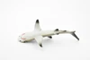 Black Tip Reef Shark, Museum Quality, Hand Painted,  Rubber Fish,  Educational, Diorama Model, Replica, Realistic Toy Figure, Kids, 5 Inches.