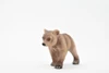Brown Bear, Grizzly, Cub, Baby, Very Nice Design, Hand Painted, Educational, Rubber Animal, Realistic Toy Figure, Diorama Model, Kids, 2 1/2 Inches. 