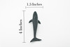Blue Whale, Endangered Marine Mammal, Hand Painted, Rubber, Educational Design, Figure, Diorama Model, Toy, Kids,  4 Inches. 