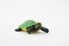 Turtle, Red Ear Slider Pond Turtle, Terrapin, Hand Painted, Museum Quality, Educational, Realistic Toy Figure, Diorama Model, Kids,  2 Inches. 