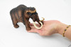 Wooly Mammoth, Prehistoric Mammal, Museum Quality, Hand Painted, Realistic Toy Figure, Model, Replica, Kids, Educational, Gift,     7"     CH187 BB115