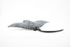 Spotted Eagle Ray, Bonnet ray, Duckbill ray, Museum Quality, Educational, Rubber Fish, Hand Painted, Realistic Toy Figure, Diorama Model, Kids, 6 Inches. 