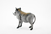 Warthog, Wart Hog, Wild Pig, Museum Quality, Hand Painted, Educational, Rubber Animal, Realistic Toy Figure, Diorama Model, Kids,  4 Inches.
