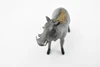 Warthog, Wart Hog, Wild Pig, Museum Quality, Hand Painted, Educational, Rubber Animal, Realistic Toy Figure, Diorama Model, Kids,  4 Inches.