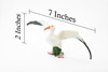 Seagull, Sea Gull, Laridae, Museum Quality, Educational, Hand Painted, Rubber Bird, Realistic Toy Figure, Diorama Model, Replica, Kids, 7 Inches. 