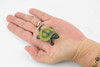 Turtle, Japanese Pond Turtle, Terrapin, Hand Painted, Rubber Reptile, Realistic Toy Figure, Model, Replica, Kids, Educational, Gift,     2 1/2"    CH247 BB123