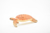 Turtle, Orange Sea Turtle, Young, Museum Quality, Hand Painted, Rubber  Reptile, Realistic Toy Figure, Model, Replica, Kids, Educational, Gift,    3 1/2"    CH248 BB123