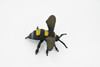 Bee, Bumble Bee, Bumblebee,  Rubber Insect, Hand Painted, Realistic Toy Figure, Model, Replica, Kids, Educational, Gift,       2 1/2"     CH257 BB123