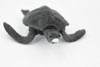Turtle, Dark Green Sea Turtle, Museum Quality, Hand Painted, Rubber  Reptile, Realistic Toy Figure, Model, Replica, Kids, Educational, Gift,    4"     CH250 BB123