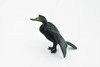 Cormorant, Sea raven, Snake Bird, Museum Quality, Educational, Hand Painted, Rubber Bird, Realistic Toy Figure, Diorama Model, Replica, Kids, 4 Inches