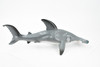 Giant Hammerhead with Battle Scars, Museum Quality, Educational, Rubber Fish, Hand Painted, Realistic Toy Figure, Diorama Model, Kids, 12 Inches.