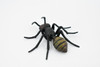 Black Ant, Myrmicinae, Museum Quality, Educational, Hand Painted, Rubber Insect, Realistic Toy Figure, Diorama Model, Kids,  3 Inches.