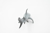 Black Tip Reef Shark, Museum Quality, Hand Painted,  Rubber Fish,  Educational, Diorama Model, Replica, Realistic Toy Figure, Kids, 5 1/2 Inches. 