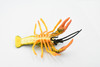 Crawfish, Crayfish, Museum Quality, Hand Painted, Rubber Crustaceans, Educational, Realistic, Lifelike, Educational, Gift,       4 1/2"      CH303 BB129