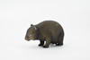 Wombat, Museum Quality, Hand Painted, Rubber Marsupials, Realistic Toy Figure, Model, Replica, Kids, Educational, Gift,       2 1/2"     CH305 BB129