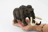 Wooly Mammoth, Prehistoric Mammal, Museum Quality, Rubber Animal, Hand Painted, Realistic Toy Figure, Diorama Model, Kids, Educational, 7 Inches.