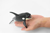 Whale, Orca, Killer Whale, Marine Mammal, Museum Quality, Hand Painted, Rubber Animal, Realistic Toy Figure, Model, Educational, Gift,       8"     CH314 BB131