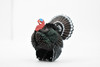 Turkey, Wild gobbler, Tom, Museum Quality, Educational, Hand Painted, Rubber Bird, Realistic Toy Figure, Diorama Model, Replica, Kids, 3 1/2 Inches. 