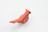 Northern Cardinal, Cardinal grosbeak, Museum Quality, Educational, Hand Painted, Rubber Bird, Realistic Toy Figure, Diorama Model, Replica, Kids,  5 Inches. 