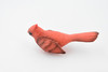 Bird, Northern Cardinal,  Museum Quality, Hand Painted, Rubber, Realistic Toy Figure, Model, Replica, Kids, Educational, Gift,       5"     CH342 BB134