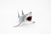 Great White, G.W. Shark, Museum Quality, Hand Painted, Educational, Rubber Fish, Diorama Model, Replica, Realistic Toy Figure, Kids,  8 Inches. 