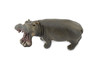 Hippo, Hippopotamus, Museum Quality, Hand Painted, Rubber Animal, Toy Figure, Model, Educational, Gift,         4"     CH366 BB138