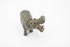 Hippo, Hippopotamus, Museum Quality, Hand Painted, Rubber Animal, Toy Figure, Model, Educational, Gift,         4"     CH366 BB138