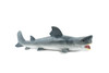 Great White, G.W. Shark, Museum Quality, Hand Painted, Educational, Rubber Fish, Diorama Model, Replica, Realistic Toy Figure, Kids,  7 Inches.