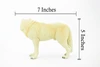 White Wolf, Arctic Timber Wolf, Museum Quality, Educational, Rubber Animal, Hand Painted, Realistic, Diorama Model, Toy, Kids, 7 Inches. 
