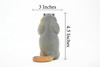 Marmot, Ground Squirrels, Rodent, Museum Quality, Hand Painted, Rubber Mammal, Realistic Toy Figure, Replica, Kids, Educational,  4 1/2 Inches. 