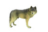 Wolf, Black and Gray, Timber Wolf, Museum Quality, Educational, Rubber Animal, Hand Painted, Realistic, Diorama Model, Toy, Kids,  7 Inches,