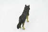 Wolf, Brown and Black, Timber Wolf, Museum Quality, Hand Painted, Rubber Animal, Educational, Realistic, Figure, Lifelike Figurine, Replica, Gift,      7"     CH470 BB152