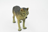 Wolf, Brown and Black, Timber Wolf, Museum Quality, Hand Painted, Rubber Animal, Educational, Realistic, Figure, Lifelike Figurine, Replica, Gift,      7"     CH470 BB152