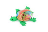 Turtle, Sea Turtle, Reptiles, Green,  Hand Made, Thailand Sand Creatures, Toy, Paper Weight, Bean Bag, Cornhole         3 1/2"    TH28 BB68 