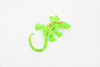 Gecko, Green Spotted Gecko Stretchy Rubber Toy, Realistic, Rainforest, Figure, Model, Replica, Kids, Educational, Gift  3"  F0112B13 