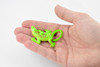 Gecko, Green Spotted Gecko Stretchy Rubber Toy, Realistic, Rainforest, Figure, Model, Replica, Kids, Educational, Gift  3"  F0112B13 