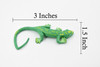 Gecko, Green with Yellow Markings, Lizard, Reptile, Soft Stretchy Rubber Toy, Realistic, Rainforest, Figure, Model, Replica, Kids, Educational, Gift,   5"    F0114 B13
