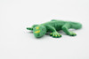 Gecko, Green with Yellow Markings, Lizard, Reptile, Soft Stretchy Rubber Toy, Realistic, Rainforest, Figure, Model, Replica, Kids, Educational, Gift,   5"    F0114 B13