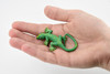 Gecko, Green with Yellow Markings, Lizard, Reptile, Soft Stretchy Rubber Toy, Realistic, Rainforest, Figure, Model, Replica, Kids, Educational, Gift,   5"    F0114 B13