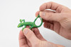 Gecko, Green with Yellow Markings, Lizard, Reptile, Soft Stretchy Rubber Toy, Realistic, Rainforest, Figure, Model, Replica, Kids, Educational, Gift,   5"    F0114 B13