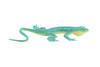 Lizard, Blue Striped Lizard, Rubber Toy Reptile, Realistic Figure, Model, Replica, Kids, Educational, Gift,    3"    F6061 B380