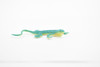 Lizard, Blue Striped Lizard, Rubber Toy Reptile, Realistic Figure, Model, Replica, Kids, Educational, Gift,    3"    F6061 B380