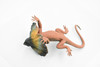 Lizard, Blue Frill-Necked Lizard, Frilled Dragon, Rubber Reptile Toy, Realistic Figure, Model, Replica, Kids, Educational, Gift,     6"      F2025 B187