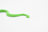 Snake, Green Tree Snake,  Rubber Reptile, Educational, Realistic Hand Painted, Figure, Lifelike Model, Figurine, Replica, Gift,       5"      F5000 B255