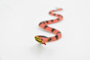Snake, Orange King Cobra, Rubber Reptile, Educational, Realistic, Hand Painted, Figure, Lifelike Model, Figurine, Replica, Gift,    11"   F1729 B222