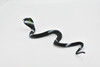 Cobra, Black and White Snake, Rubber Reptile, Educational, Realistic Hand Painted, Figure, Lifelike Model, Figurine, Replica, Gift,      9 Inches     F3594 B363