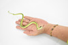 Snake, Green racer snake, Rubber Reptile, Educational, Realistic Hand Painted, Figure, Lifelike, Model, Figurine, Replica, Gift, Toy,     10"  F3599 B363