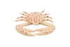 Crab, Purple Globe Crab, Rubber, Crustaceans, Educational, Realistic, Hand Painted, Figure, Lifelike Figurine, Replica, Gift,        2"     F939 B157