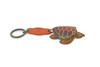 Turtle, Key Chain, Loggerhead, Sea Turtle, Reptiles, Brown, Hand Made, Keychain, Thailand, Key Fob, Keys, Lifelike Model, Gift,     3"      THL01 BB69
