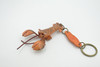 Lobster, Key Chain, Leather, Lobster, Marine Crustaceans, Brown, Hand Made, Keychain, Thailand, Key Fob, Keys, Lifelike Model, Gift,     3 1/2"     THL02 BB69